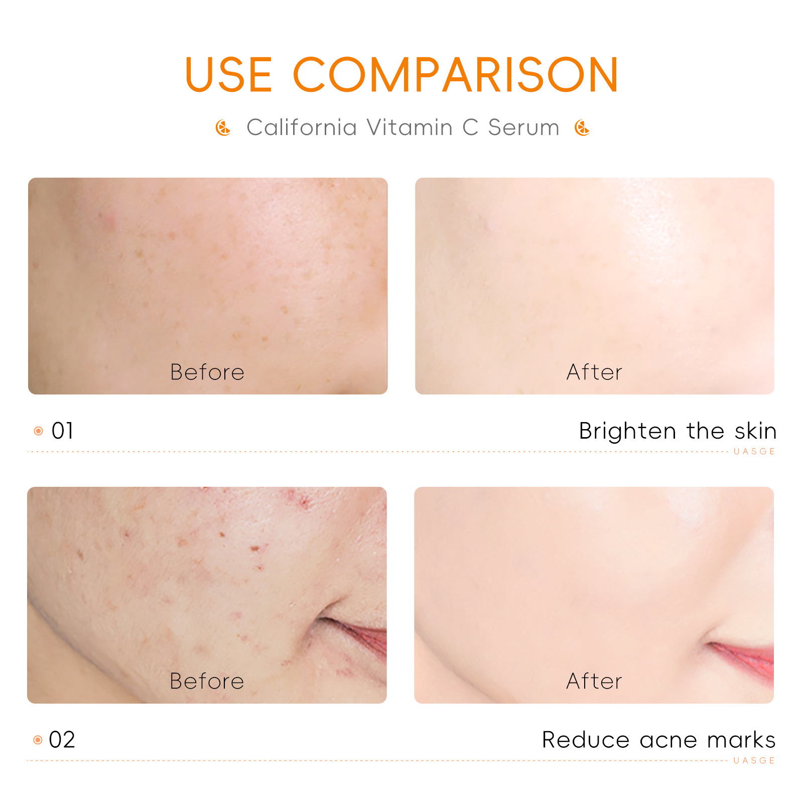 Cross-border Laicome Vitamin c Essence 1.5ml*20pcs Hydrating and Moisturizing Liquid Essence wholesale from the manufacturer undefined