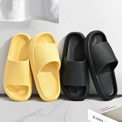 男士涼拖鞋居家拖鞋女夏季室內防滑靜音家用厚底情侶浴室洗澡軟底