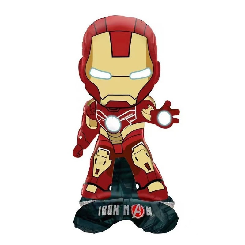 Superman Avengers pijama hombre Capitán América Iron Man salvaje ganso caza Spider-Man globo de aluminio