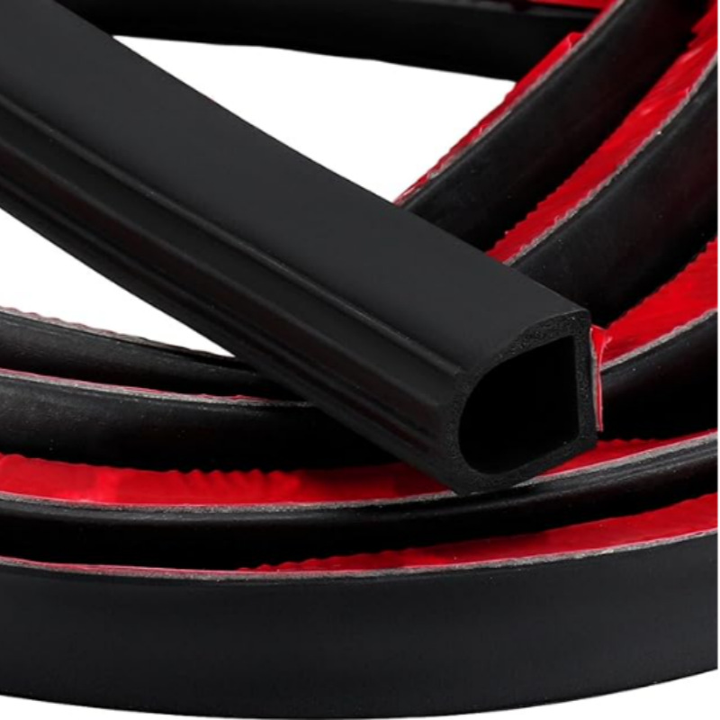 Rubber D-Shaped Door Seal Strip Self-Adhesive Epdm Rubber Strip Suitable for Automotive, Truck, Rv, Boat, and Home Applications