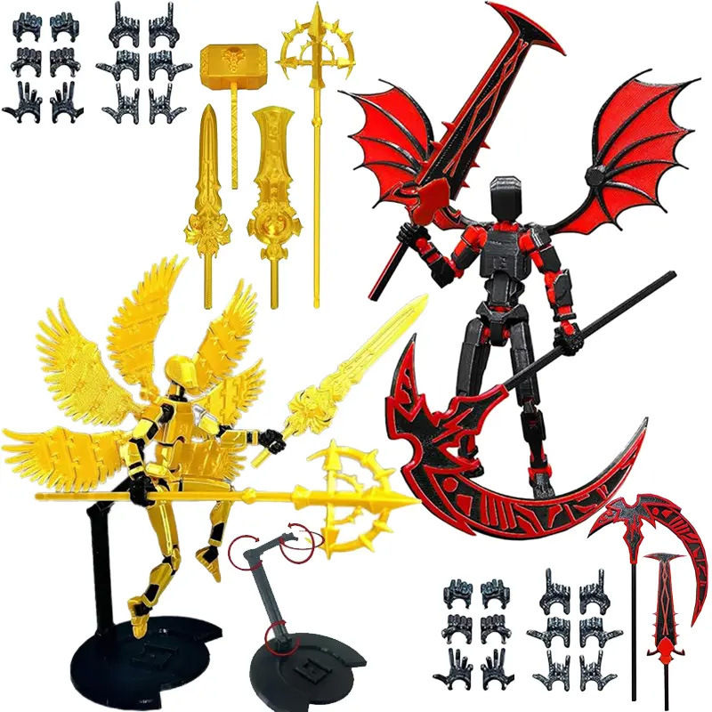 골드 6날개 + 블랙 레드 데스