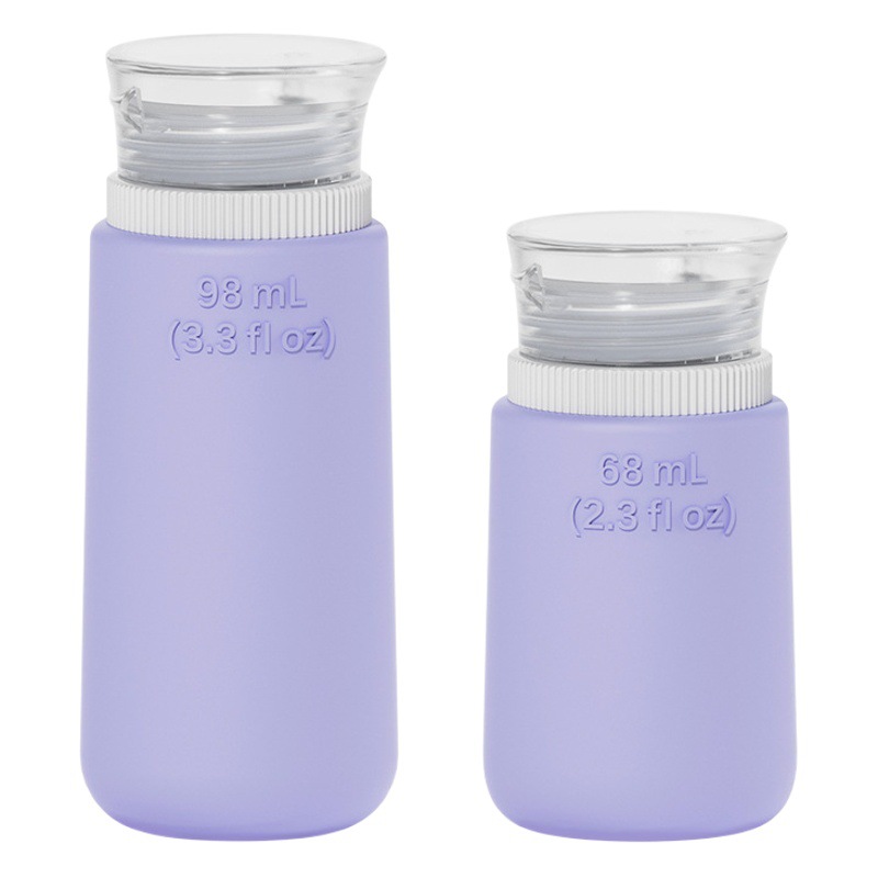 New Silicone travel sub-bottle simple business trip portable lotion Empty Bottle Shower Gel Shampoo storage bottle suit