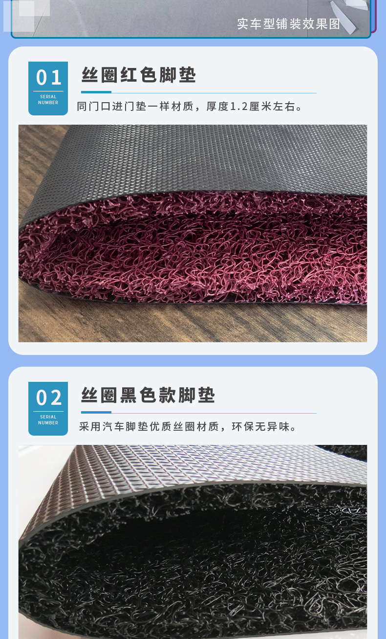 Applicable to Emma Tricycle Xinghan CA200TT-Standard Edition Electric Vehicle Foot Pad AM1000DZK-8K Foot Leather
