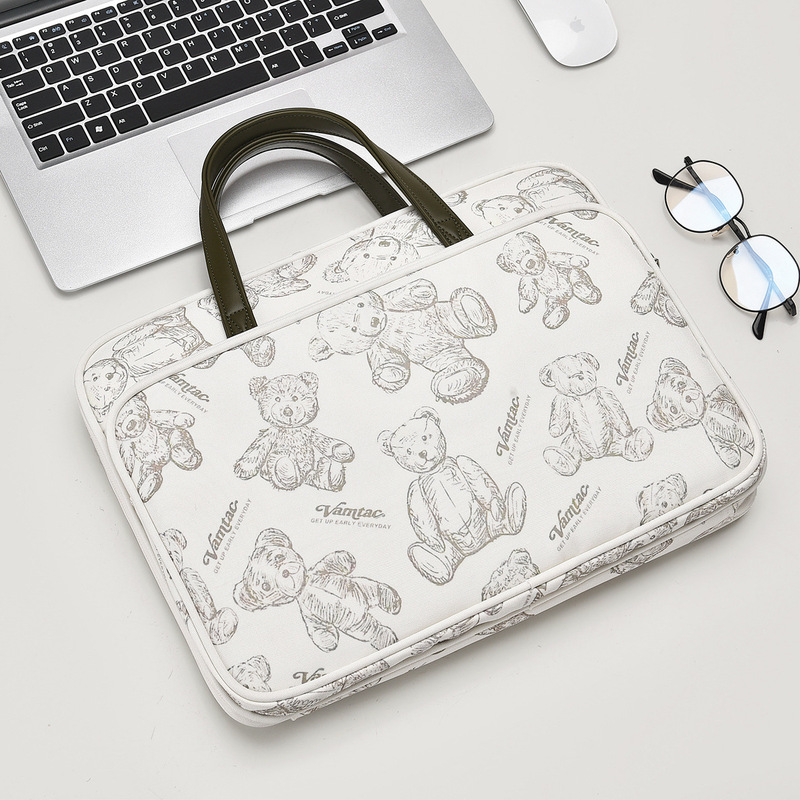 Laptop Bag New Cute Internet Popular Girl's 14-inch Laptop Handbag High Color Value IPAD Bag