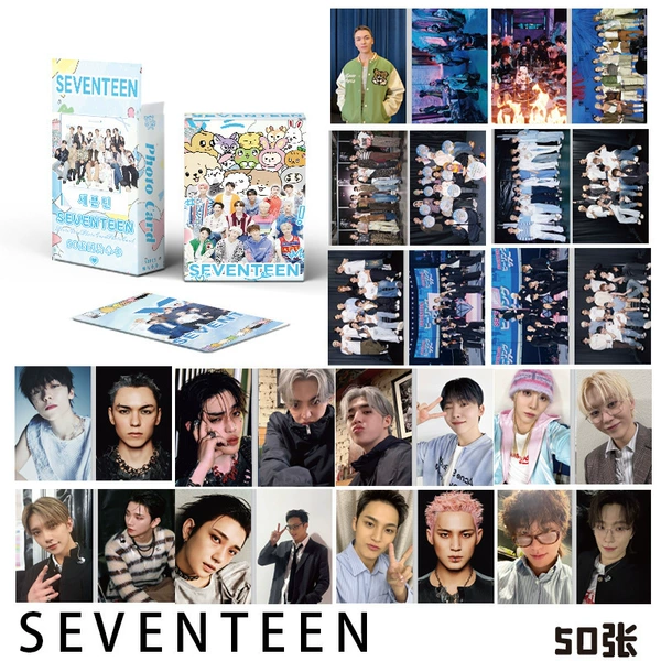SEVENTEN boy group photo card [50 photos]