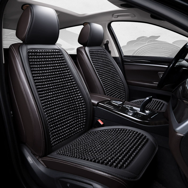 Автомобильная подушка Одиночная деревянная бусина Летняя прохладная подушка вентиляция и вентиляция заднего сиденья