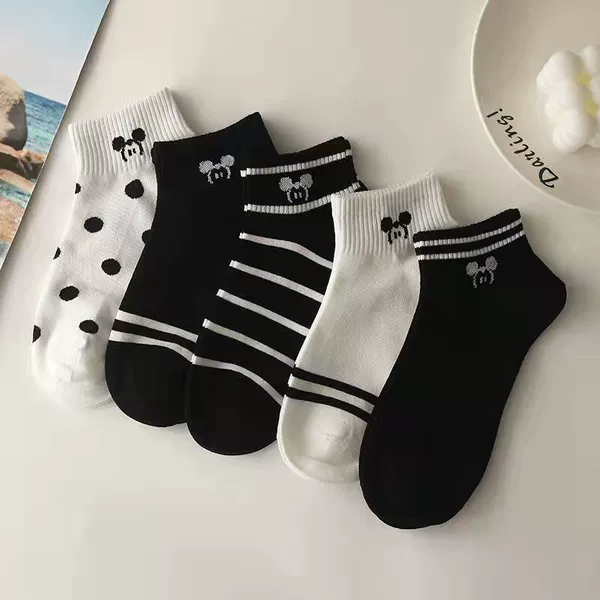 Women's Stockings 【Black and White Miqi】