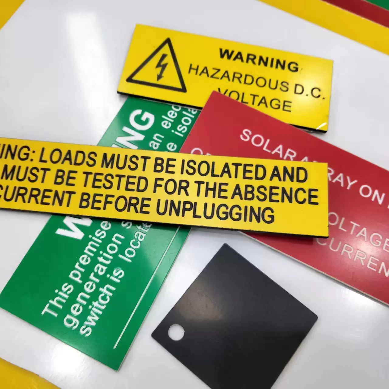 abs双色板激光雕刻原材料广告板厂家批发 标牌提示牌板材现货可定