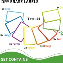 可擦写磁力贴标签贴纸质文具货架标识卡磁性板展示用品磁吸标签
