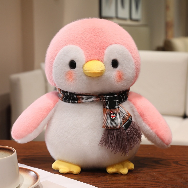 Pingüino de Navidad se transforma en chaqueta de flores del noreste, sombrero de copo de nieve, pingüino pequeño, regalos para chicas en Nochebuena