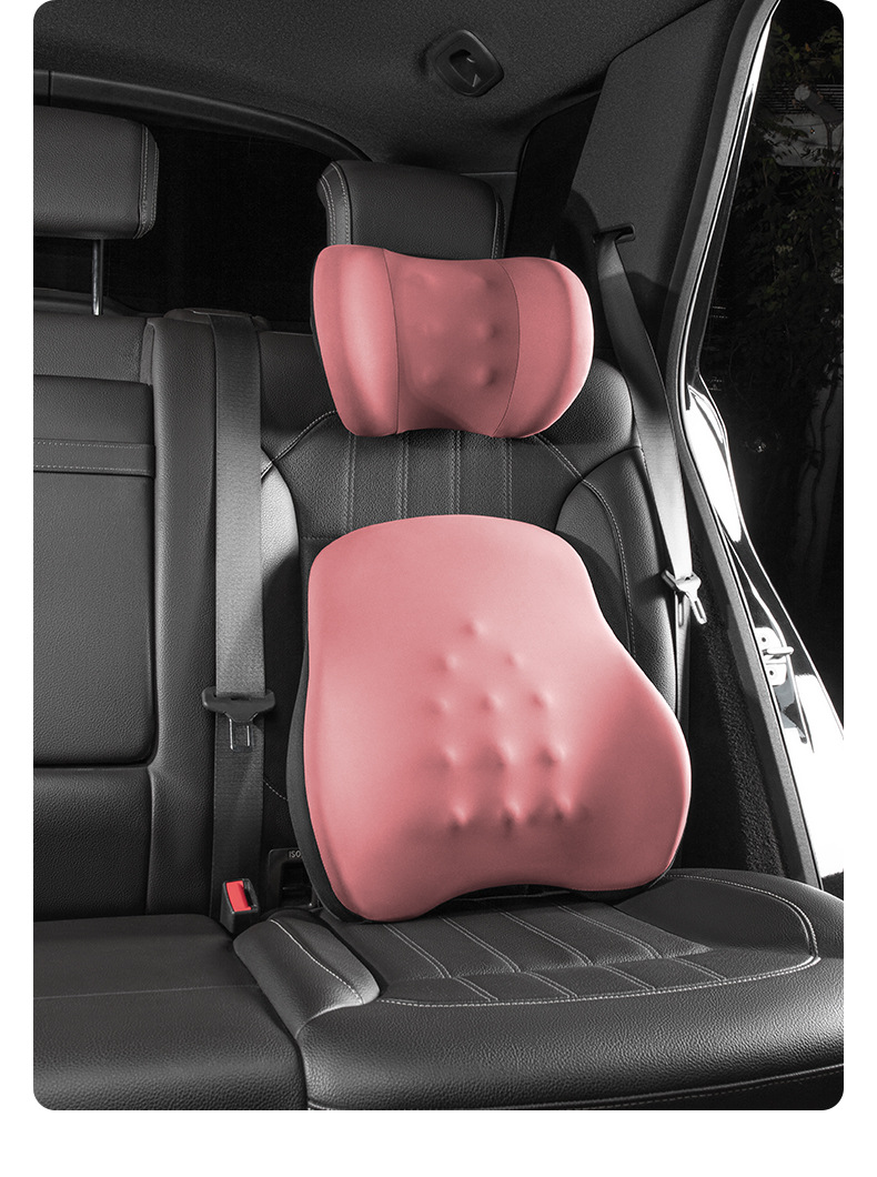 Car Electric Massage Lumbar Support Artifact Waist Support Driver Cushion Car Driving Seat Backrest Car Interior