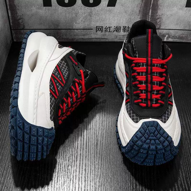 Мужские летние кроссовки для походов, дышащие, с дезодорирующим эффектом, на толстой подошве, увеличивающие рост, в европейском стиле, мужские кроссовки для бега