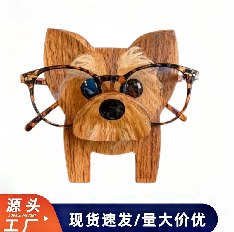 Wooden Creative Animal Glasses Stand Storage Ornaments Office Display Stand Living Room Desktop Crafts Amazon