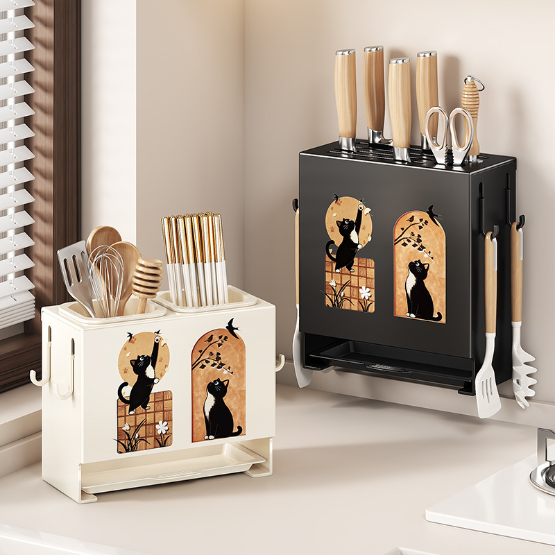 Medieval Style Knife Holder, Chopstick Cage, Storage Rack, Multi-Functional 2025 Kitchen New All-In-One Storage Rack, Kitchen Knife Placement Seat Medieval Style Knife Holder, Chopstick Cage, Storage Rack, Multi-Functional 2025 Kitchen New All-In-One Storage Rack, Kitchen Knife Placement Seat