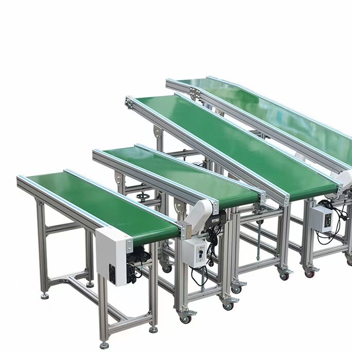 カスタム自動化パイプラインベルトコンベア小型フィーダ宅配物流仕分けライン|undefined