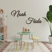 ETSY跨境POD单层木标牌名字定制雕刻字牌儿童名牌装饰一件定制