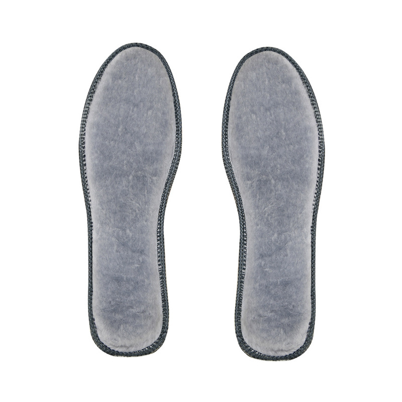 Invierno calentamiento insoleilla de algodón suave y cómodo imitación de conejo felt insoleilla de hombre engrosado y relleno insoleilla