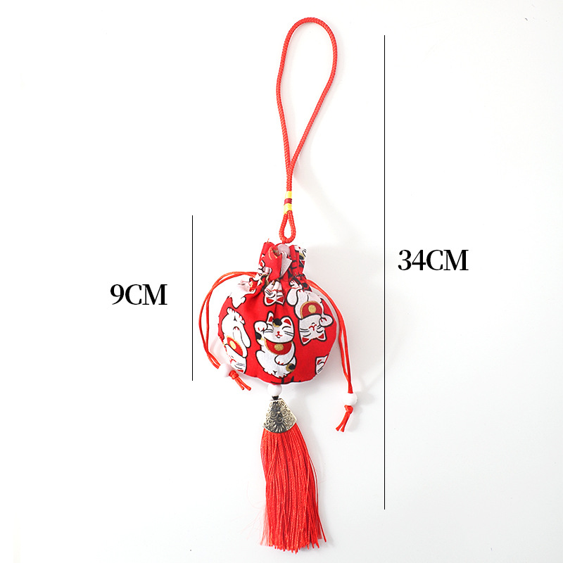 Nuevos productos de flores de Año Nuevo de siete colores de cordier, material de combinación de bolsas de bendición, accesorios de barril de bendición hechos a mano, materiales de flores DIY