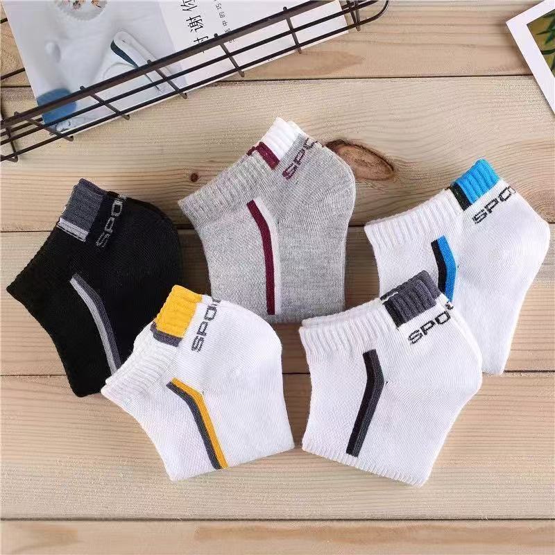 Special Wholesale//Socks Men's Socks Men's Socks Summer Thin Short-Tube Sports Deodorant Shallow Mouth Four-Season Boat Socks