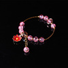 Cute fresh bracelet, accessory flower-shaped, Japanese and Korean, flowered