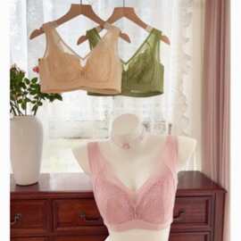 背心式抹胸全罩杯超薄内衣聚拢罩收副乳防下垂软钢圈调整型胸罩