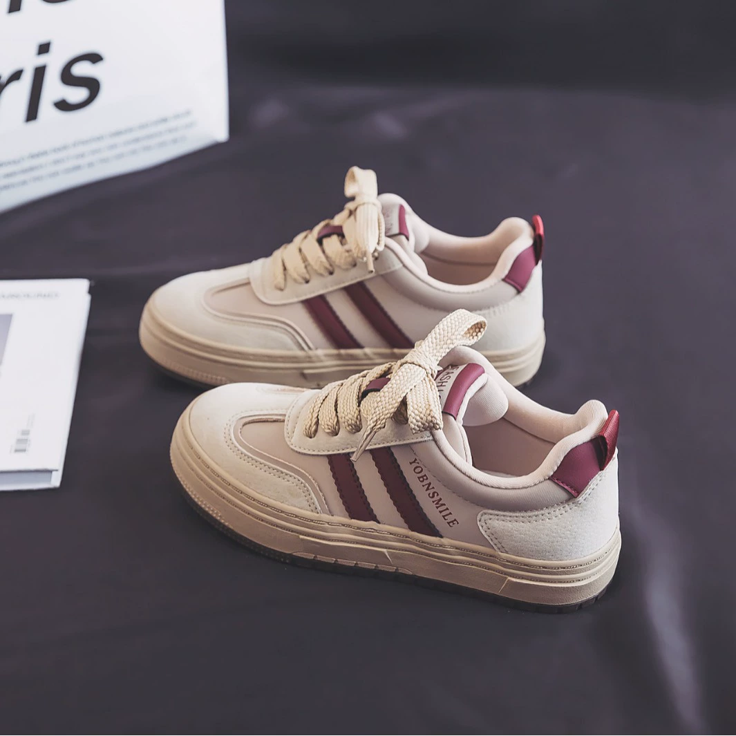 В наличии: Новые женские повседневные низкие кеды на шнуровке для студентов, осень-зима 2025, универсальные, модель H1237