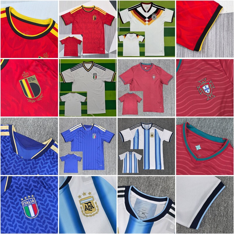2627 New Fan Version Jersey World Cup Short-Sleeved Portugal Mexico Italy Germany Football Uniform Shirt 2627 New Fan Version Jersey World Cup Short-Sleeved Portugal Mexico Italy Germany Football Uniform Shirt