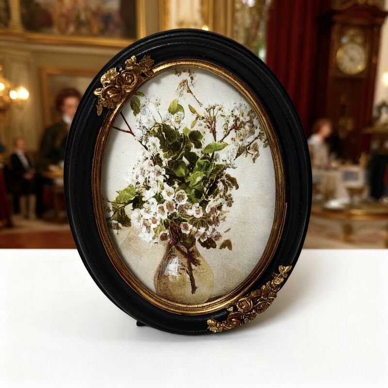 Labelable European Retro Tree Photo Frame Table Combination Photo Wall Decoration Can Be Hung Resin Crafts Picture Frame