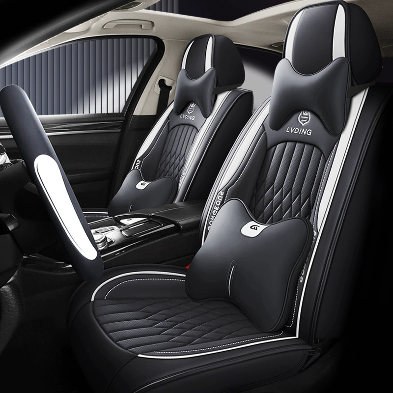 23 новых универсальных автомобильных подушки из натуральной кожи/кожи Ice Silk Four Seasons, летняя Подушка, одноместная, цельная, доставка