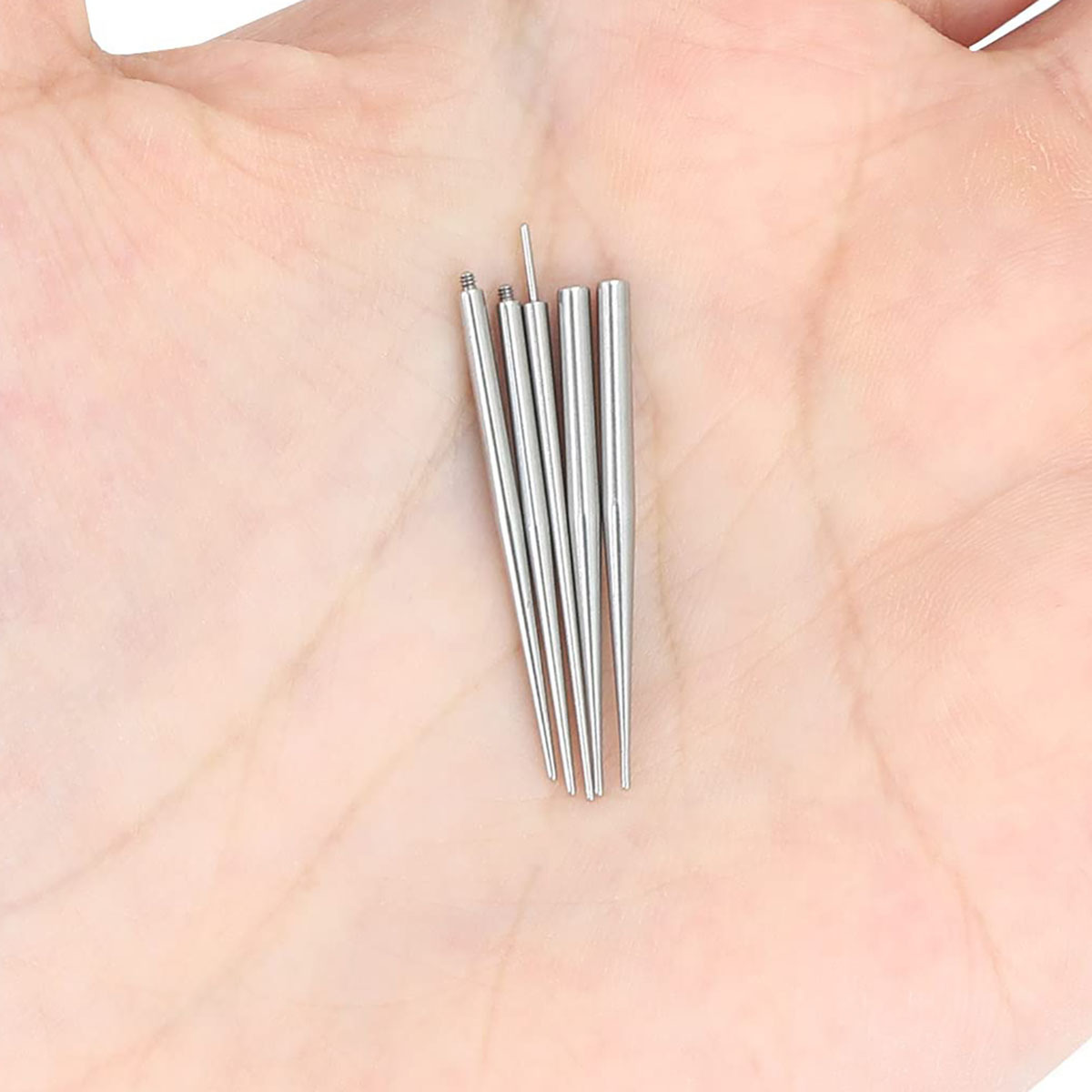 316L Surgical Steel Guide Pin Internally Threaded Lip Nail Ear Nail Belly Button Piercing Disposable Guide Rod detail image 12