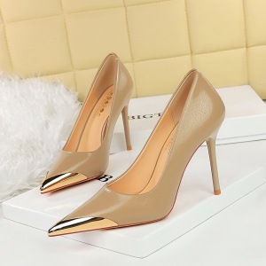 3739-9 Retro European and American Style Banquet High Heels Slim Heels Women's Shoes Ultra High Heels Shallow Mouth