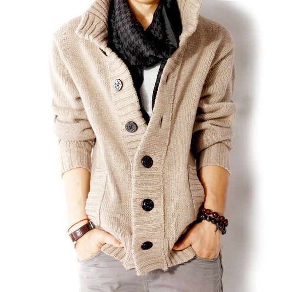 Demi-season knitted sweater