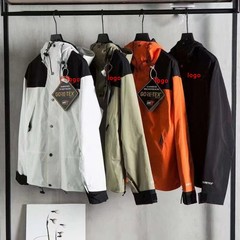 北家跨境户外冲锋衣男女防水GTX冲锋夹克登山外套美版1990绣情侣