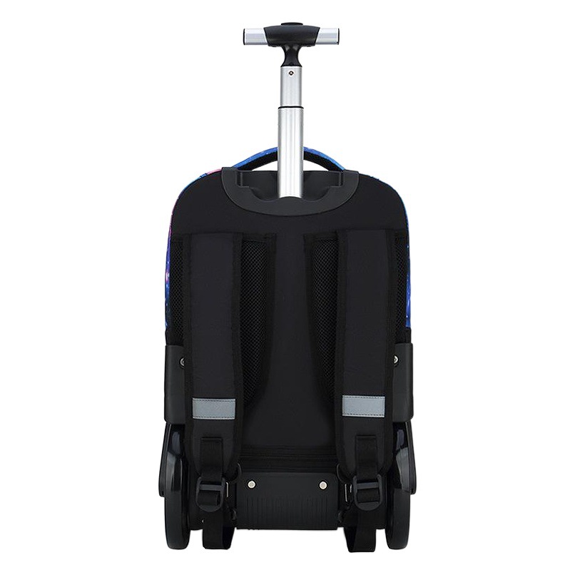 Escuela secundaria de los niños trolley schoolbag Escuela Primaria niños grandes ruedas de escalada niñas estudiantes de secundaria de gran capacidad trolley schoolbag