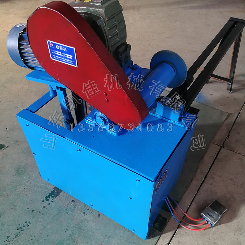 半自动切管机方管圆管不锈钢管 无毛刺水切圆锯机 小型切管机批发