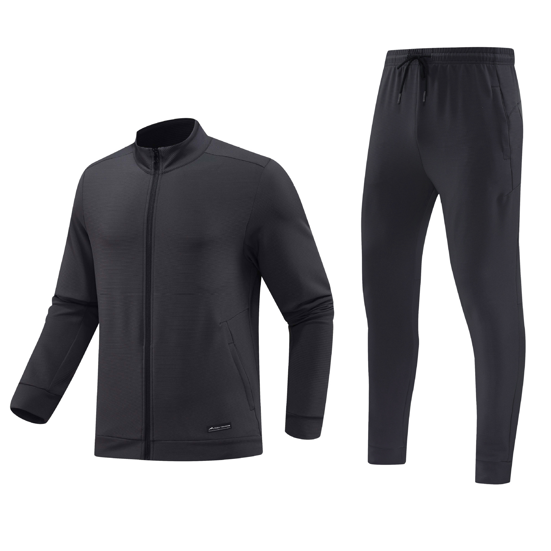 Dijia trajes deportivos para hombres de otoño nuevos productos chaqueta pantalones largos entrenamiento para correr ropa de hombre para montar al aire libre ropa deportiva casual