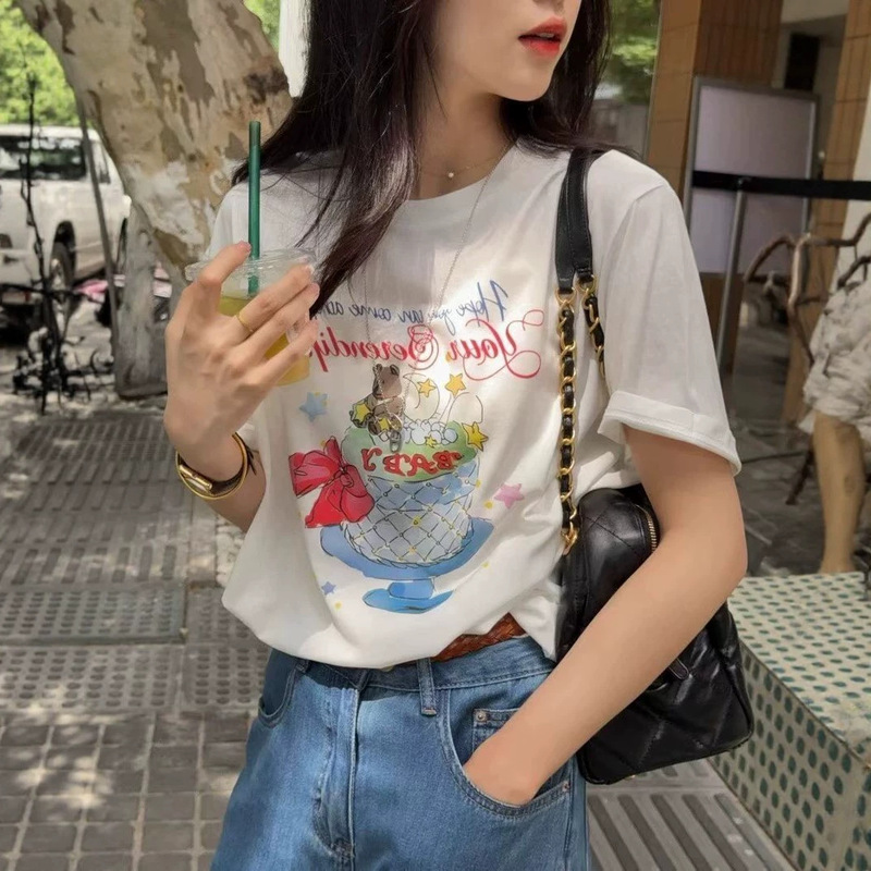 604241 Letter Cup Bear Short Sleeve T-Shirt Size 60 - for Distributors Only, No Returns or Exchanges