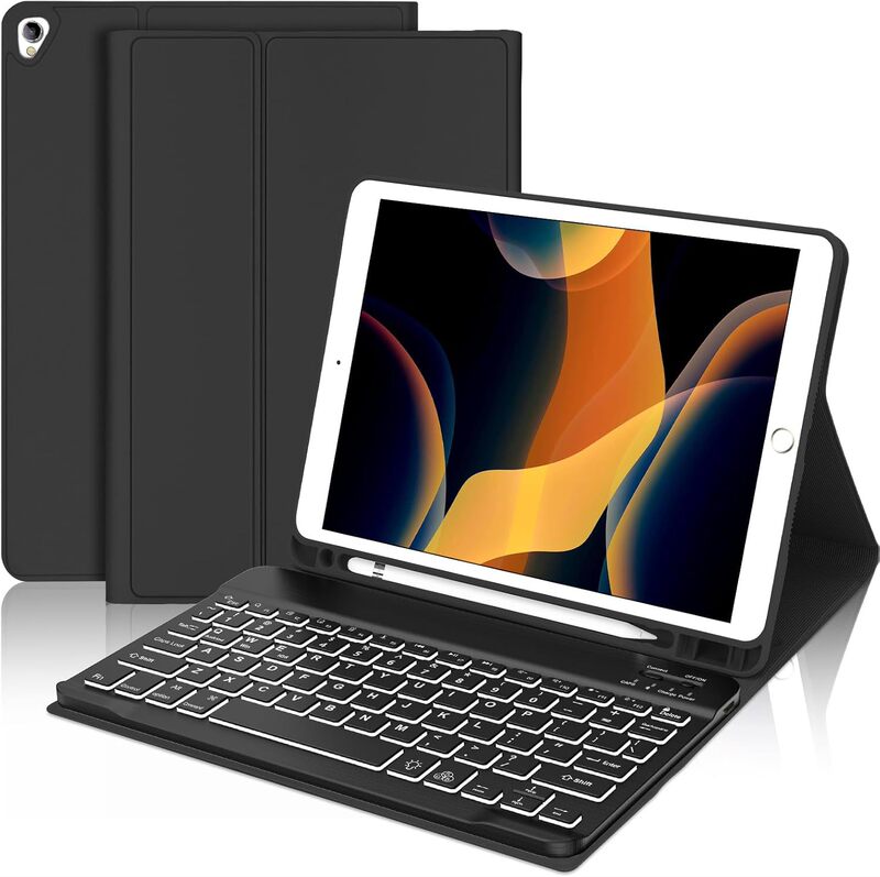 Cross-Border Shipping of Ipad11 Protective Case Pro110.9 Case with Seven-Color Backlit Bluetooth Keyboard, Detachable and Suitable for Air8
