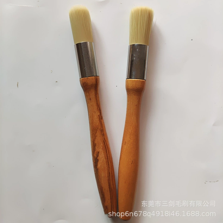 Щетка для чистки кофеварок, круглая щетка с имитацией щетины кабана, плоская щетка с имитацией щетины, собственное производство и продажа, пользуется большим спросом в Юго-Восточной Азии