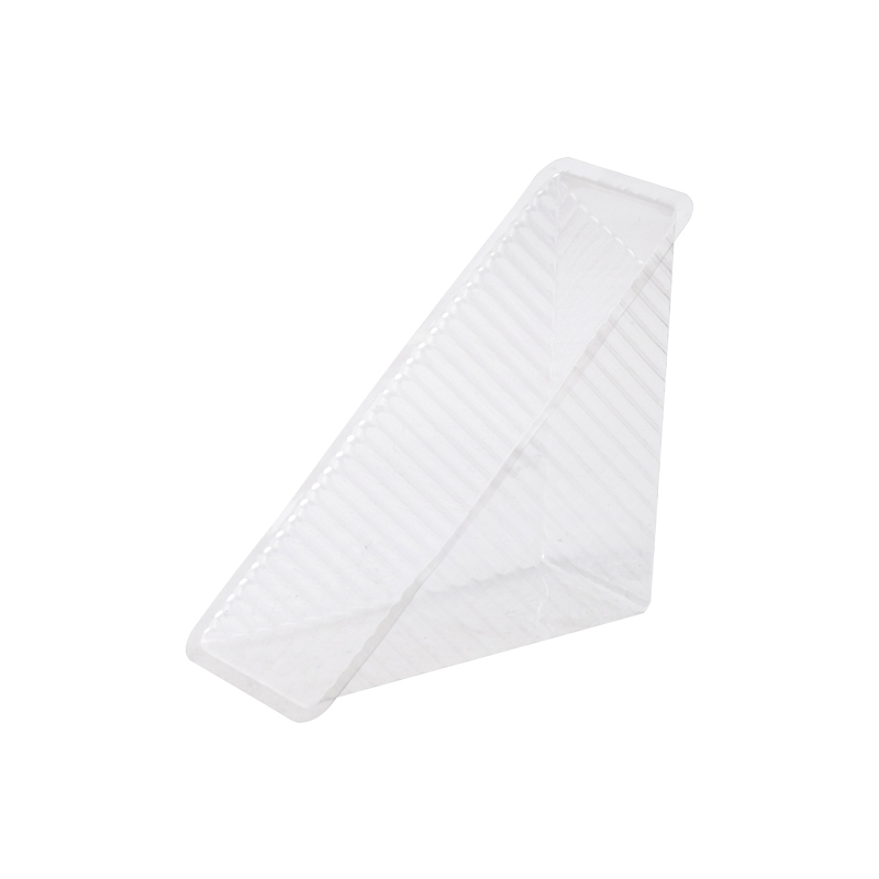 almohadilla de embalaje de sándwich fácil de desgarrar almohadilla transparente desechable para pastel triangular horneado envasado de pan almohadilla de soporte interior