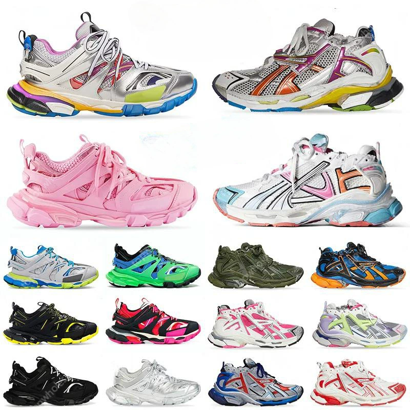 Пятно в Париже три поколения 2024 модные жарки на улице на толстой подошве крутые кроссовки папы обувь мужская обувь повседневная