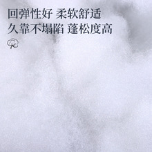 定制三维九孔化纤棉PP棉蓬松水洗pp棉枕头填充棉毛绒玩具填充棉