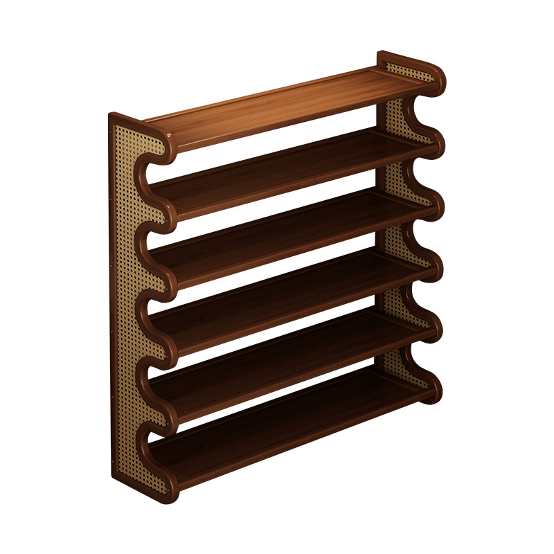 Estante de zapatos puerta multicapa de gran capacidad estante de almacenamiento de sala de estar doméstica puerta de entrada de alquiler de artículos buenos simple armario de zapatos estrecho