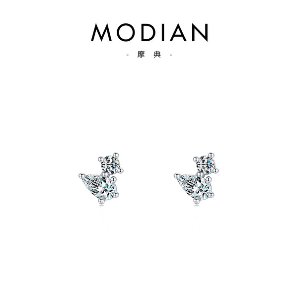 Geometric cute small design earrings drop-shaped