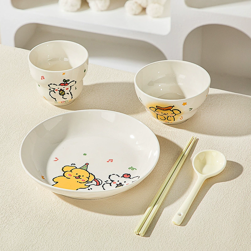 Ceramic tableware, brand home cute set, high quality dinner plate