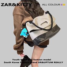 ZAR品牌大容量通勤包女士2025新款时尚托特包百搭休闲单肩斜挎包