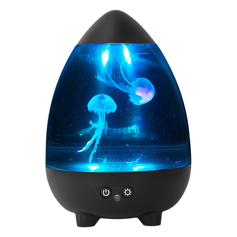 Nueva lámpara de medusa LED con cambio de color, luz ambiental, luz nocturna, decoración del hogar, regalo de Navidad, lámpara de mesa inteligente