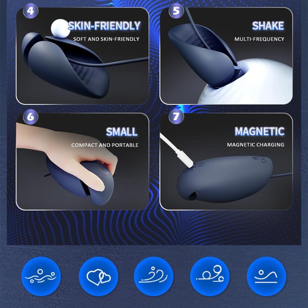 Vibrating Urethral Training Device for Men, Silicone Button-Control Desensitization Toy — detail image 8