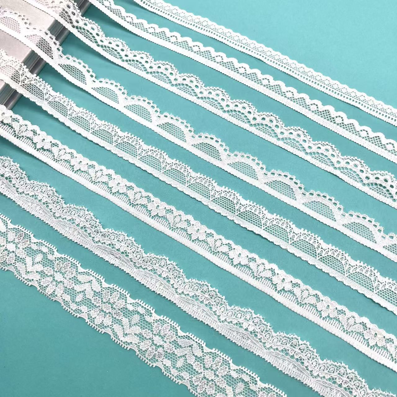 white elastic lace underwear