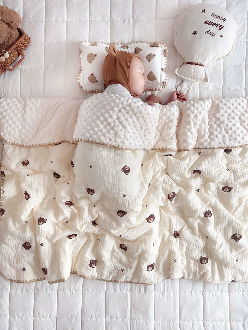 Children's keep warm quilted duvet